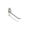 Triton Products 4 In. Single Rod 30 Degree Bend Stainless Steel Pegboard Hook for 1/8 In. and 1/4 In. Pegboard 3 Pack 81413 - alternate 1